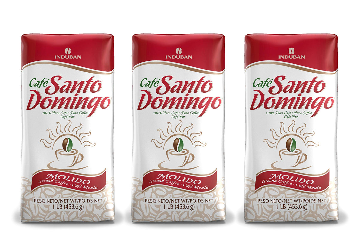 Cafe Molido Santo Domingo Coffee 1 Lb. Bags 3-pack 3 Lbs. Total