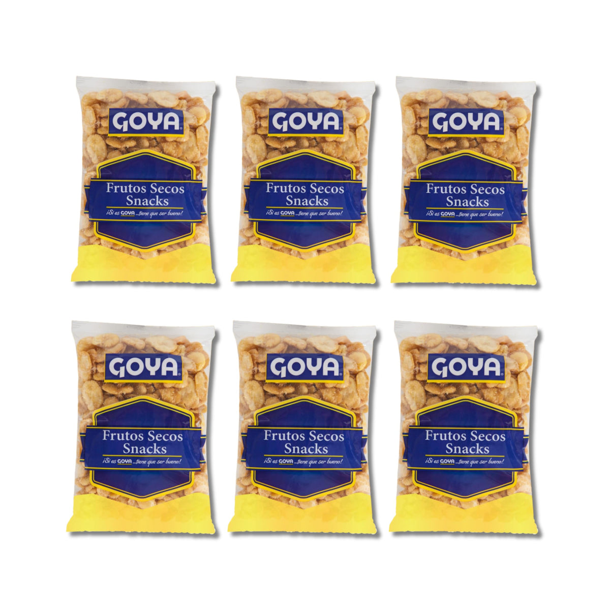 Habas Fritas - Frutos Secos Crujiente - Pack de 6 Bolsas de 145g - Selección de Frutos Secos y Legumbres para Picoteo, Aperitivos y Reuniones - Snack Tradicional y Sabroso - nexu