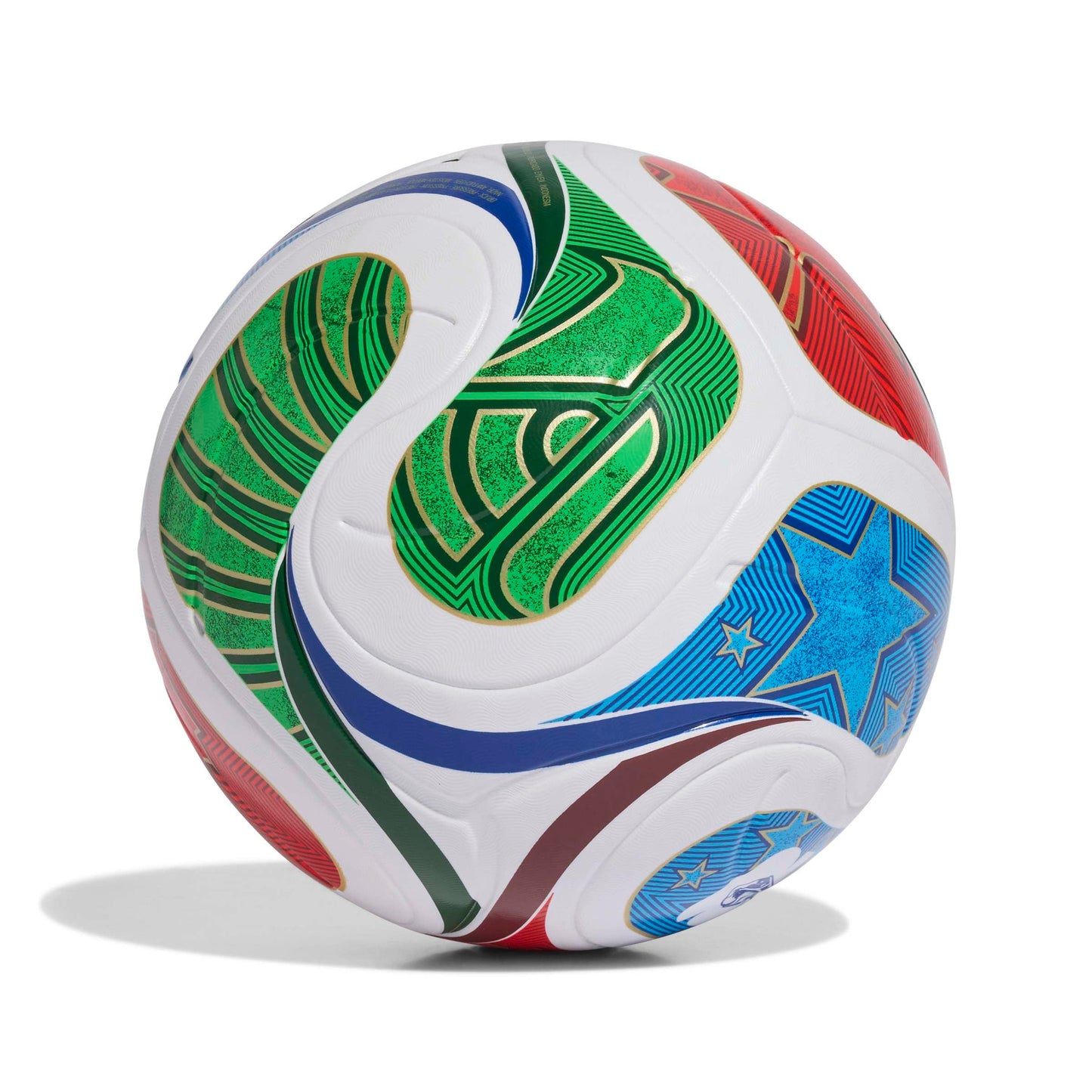 adidas Unisex Balón de la Liga de la Copa Mundial de la FIFA 26™, White/Royal Blue/Solar Blue/Power Red, 5