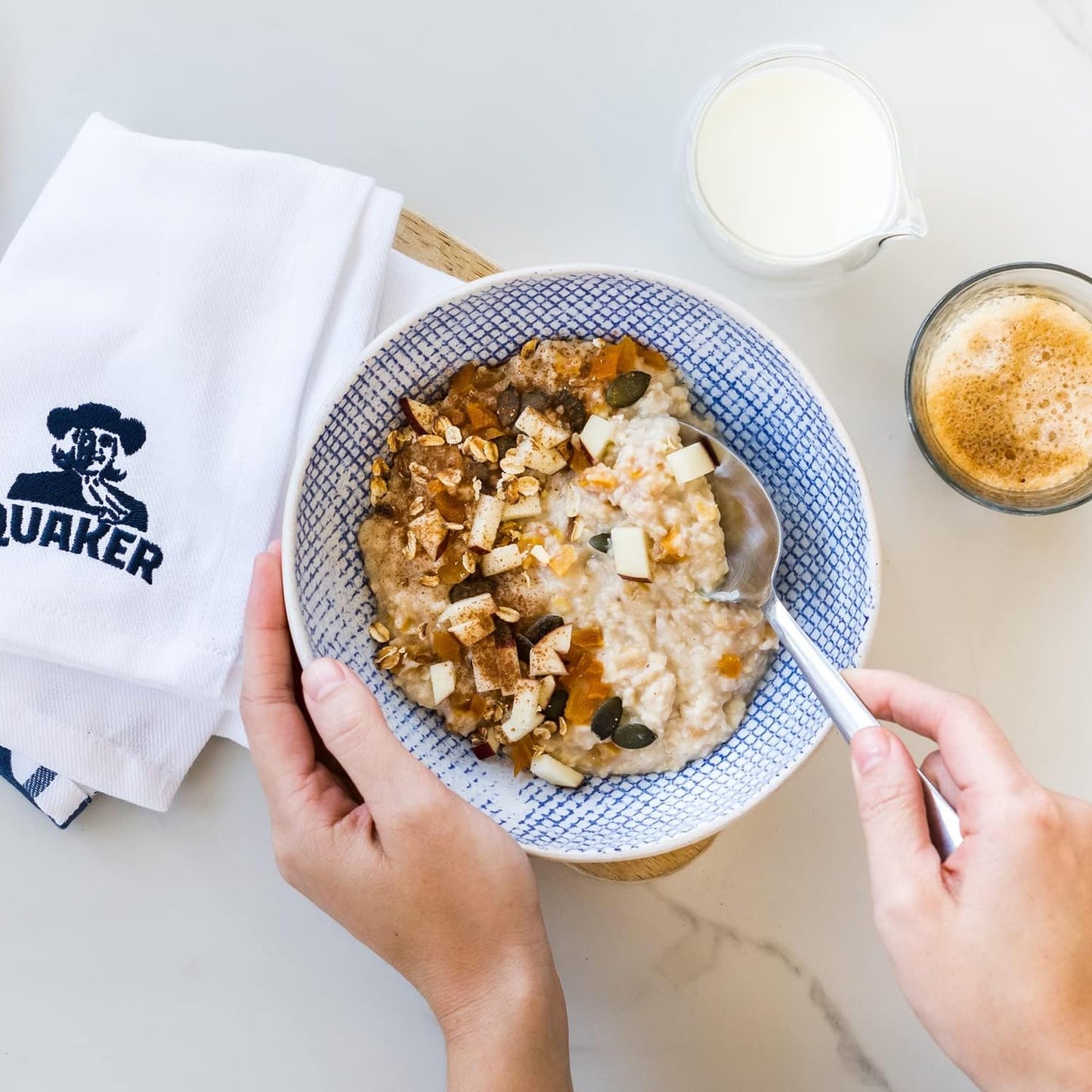 Quaker Avena Rolled Oats 1,5 kg | Copos de Avena 100% integral 1,5 kg