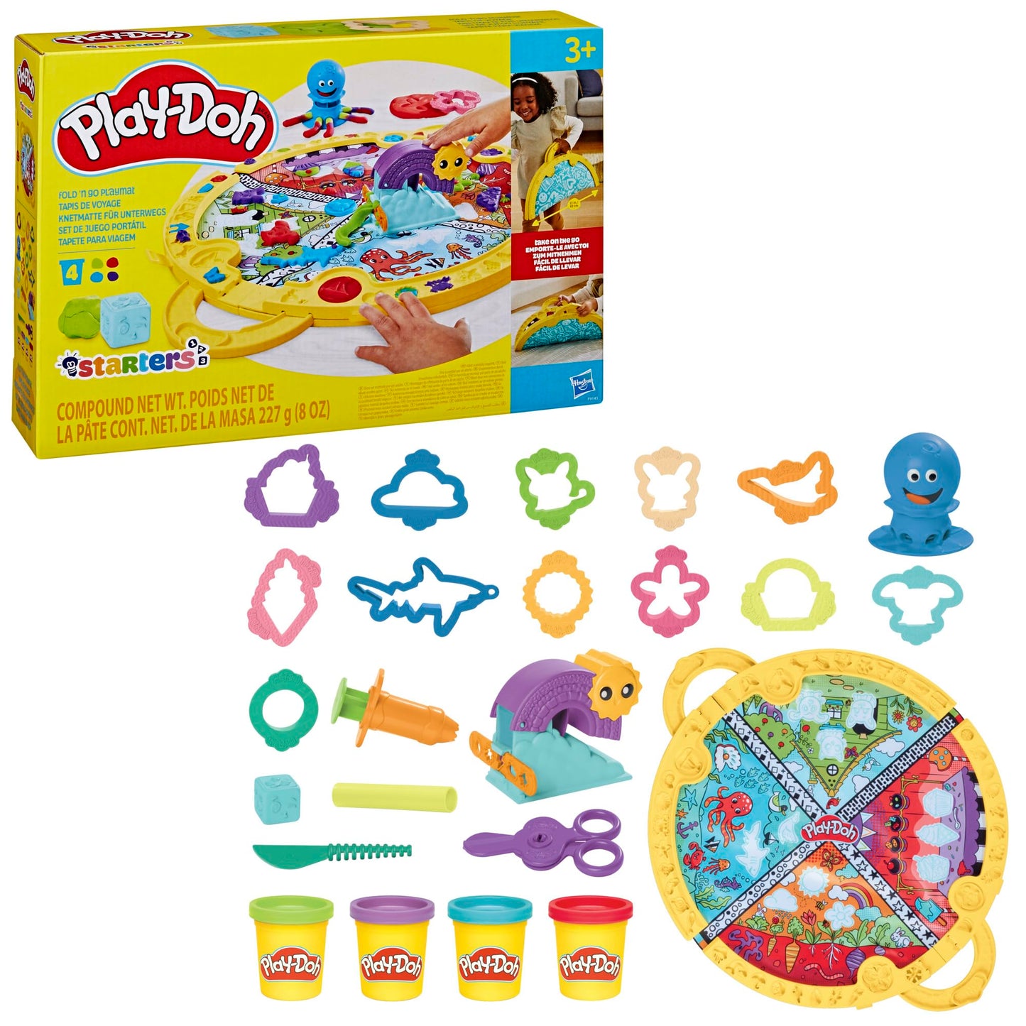 Play-Doh - Set de Juego portátil - Juguetes de Manualidades Infantiles con Plastilina No Tóxica, a Partir de 3 años