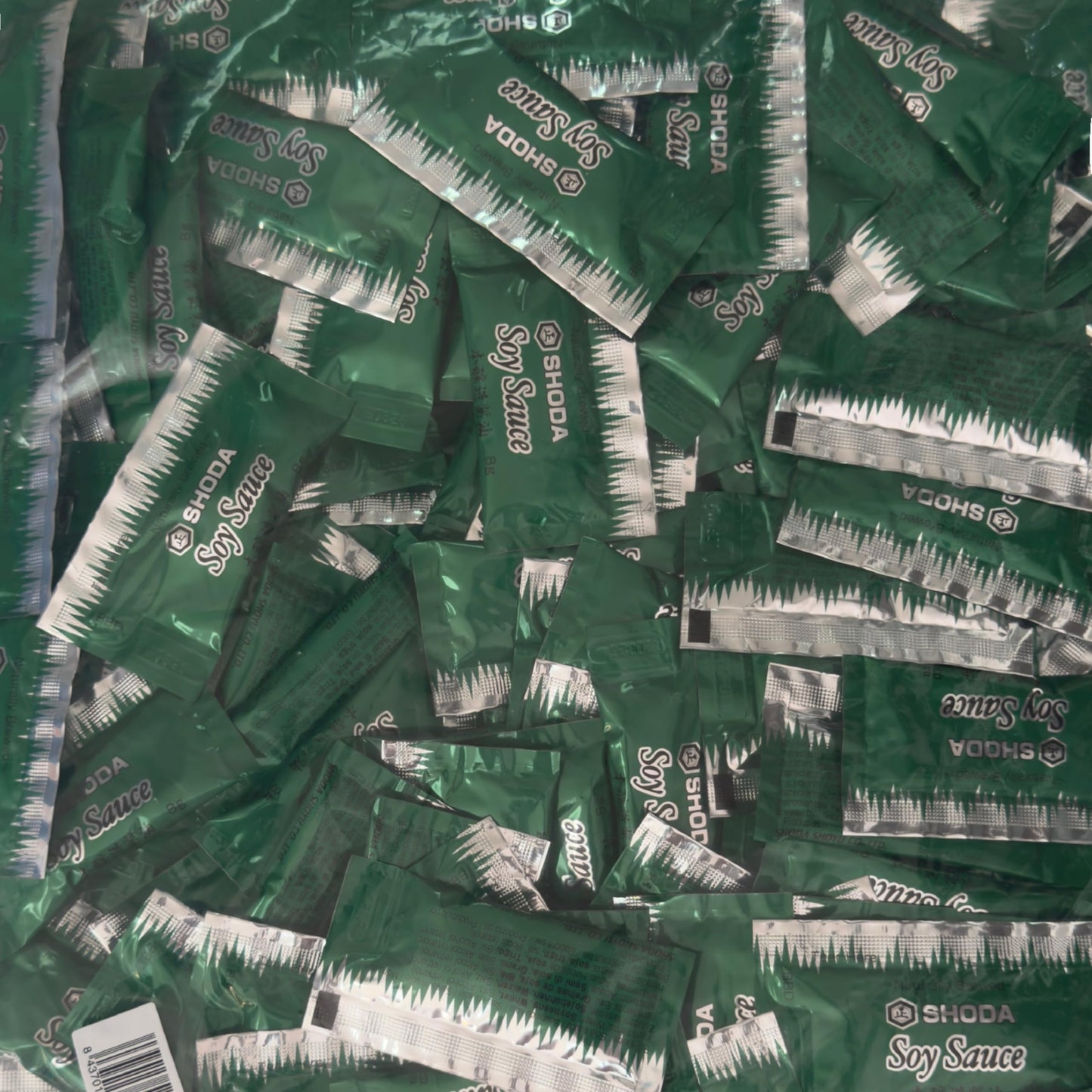 Salsa de Soja en Sobres Individuales 8g x 200 Unidades |SOY SAUCE SHODA | Naturally Brewed | Salsa Japonesa para Sushi, Comida Asiática, Delivery y Restaurantes BY NEXUSELL