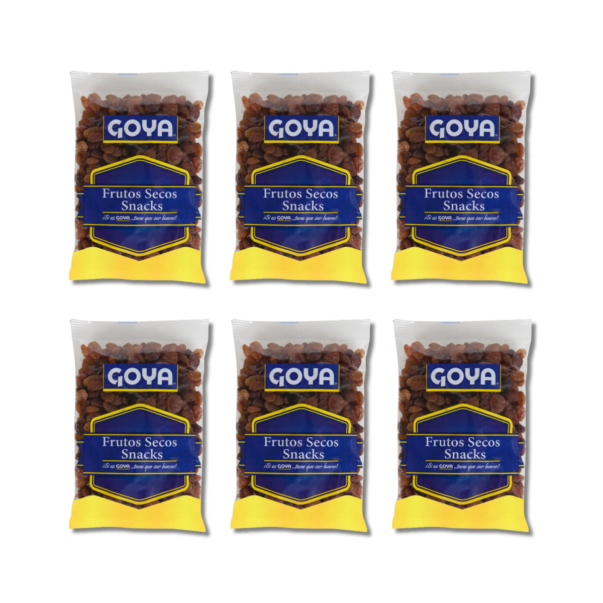 Pasas - Snacks de Frutos Secos - Pack de 6 Bolsas Individuales de 225g - Fruta Deshidratada Natural Sin Azúcares Añadidos - Ideal para Niños, Deporte, Oficina y Excursiones - NEXU