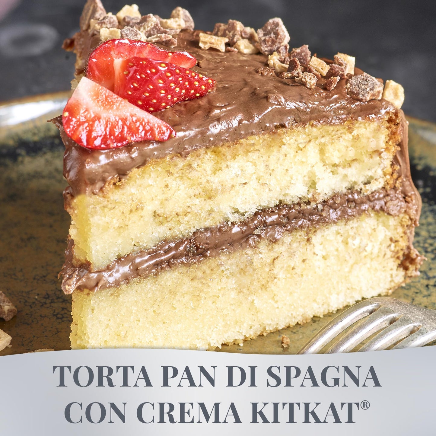 KITKAT Chocolate Untable con Trocitos de Galleta, cubo 3kg