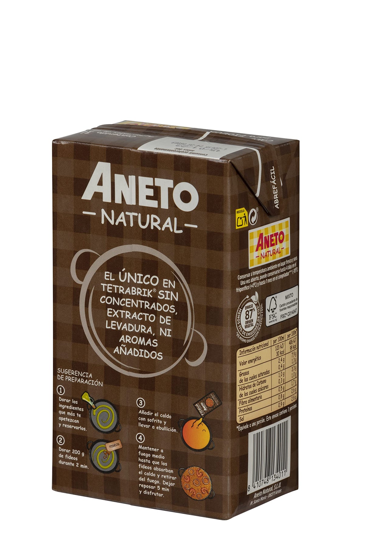 Aneto Fideuá Caldo de Sofrito, 1L
