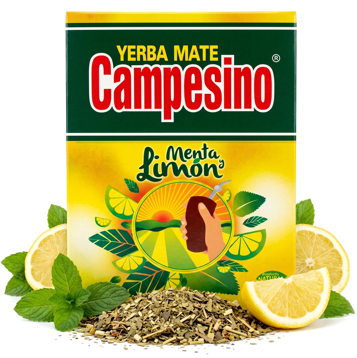 Yerba mate Campesino Menta y limón 500gr