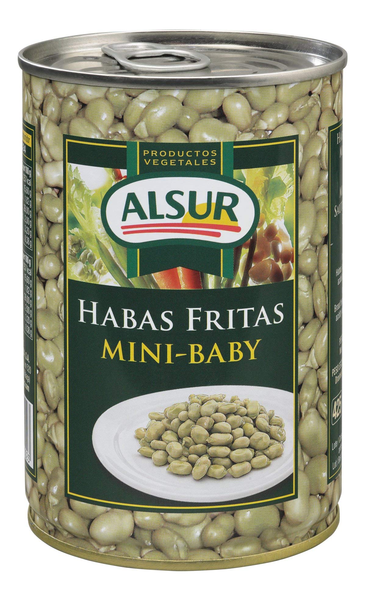 Habas Fritas Mini Baby Alsur Lata 420 G Extra