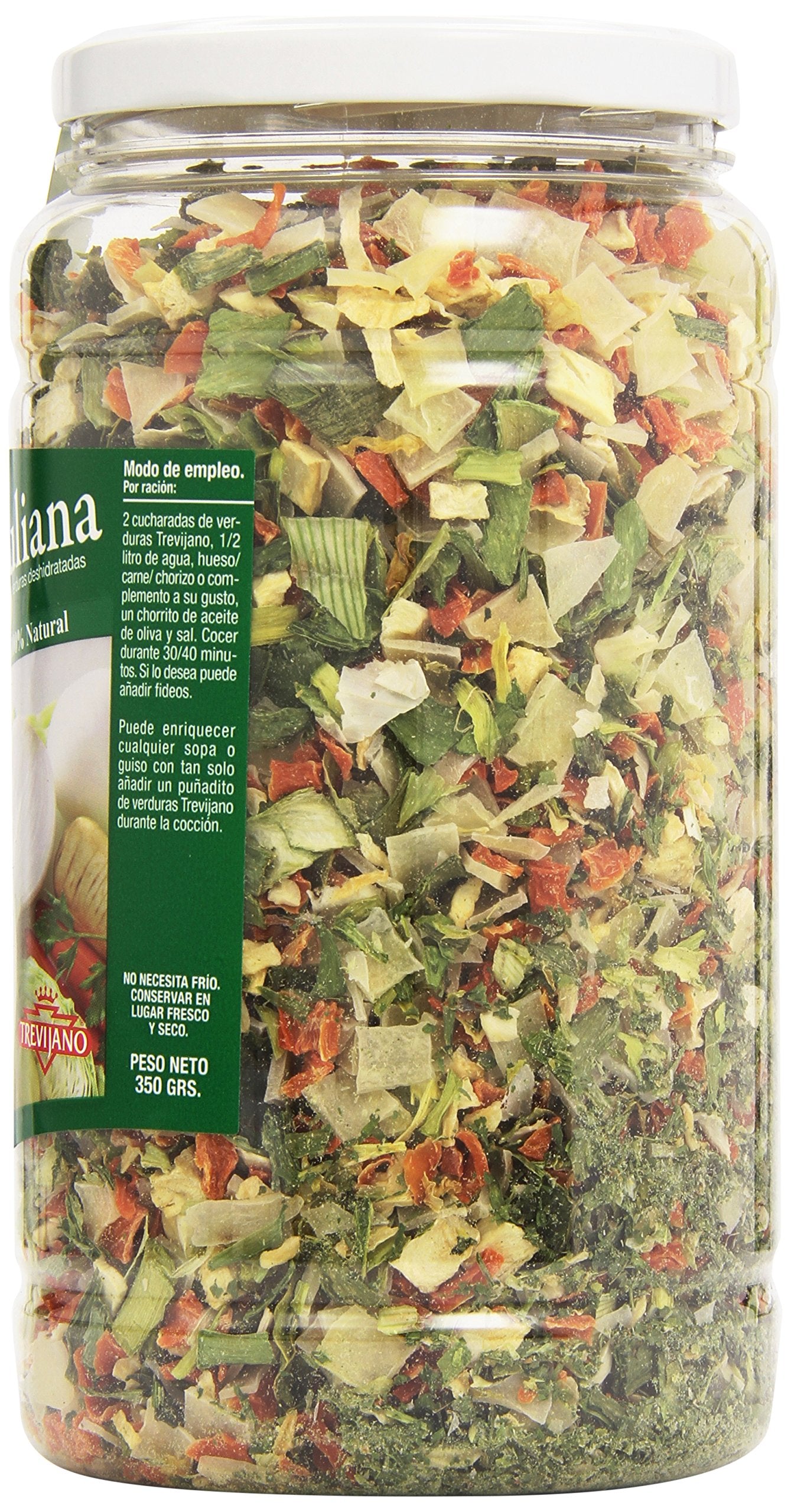 Trevijano - Sopa Juliana de verduras deshidratas - 100% natural - 350 g