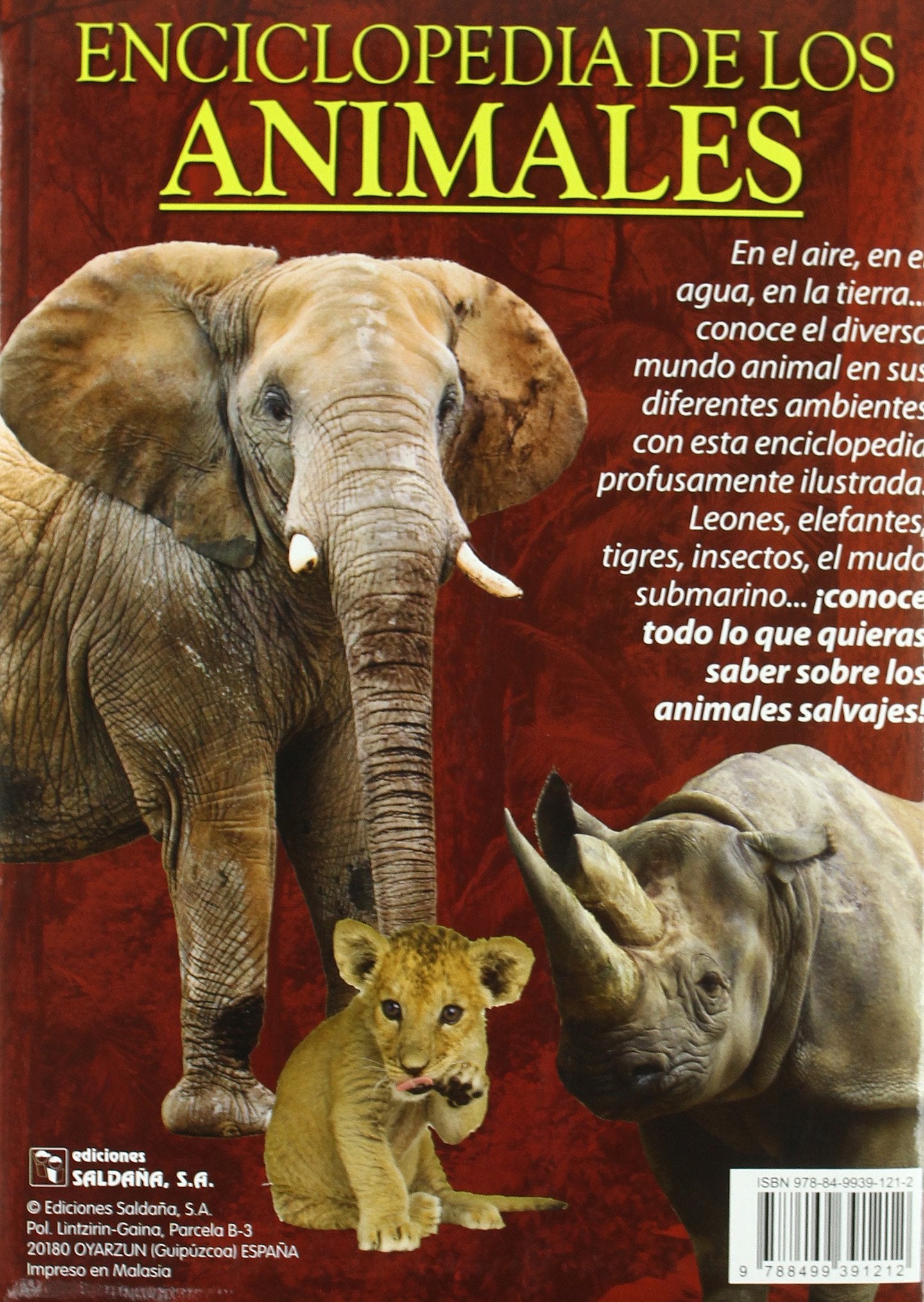 Enciclopedia los Animales 128pág. 23x31