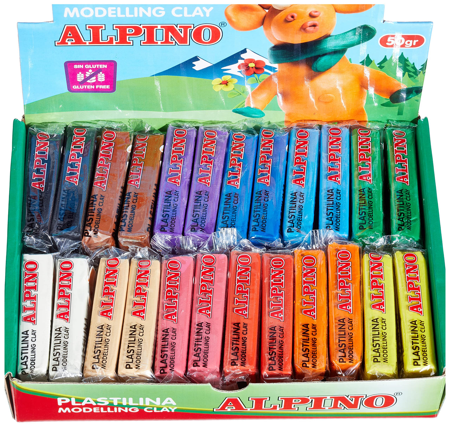 Alpino DP000915 - Plastilina, 24 unidades