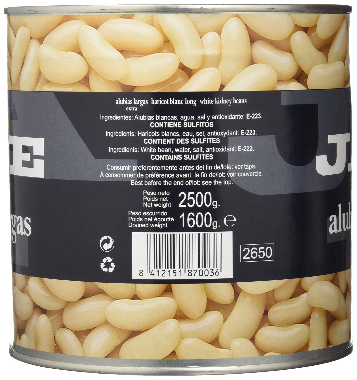 Ja´e - Alubias largas extra - 1.6 kg