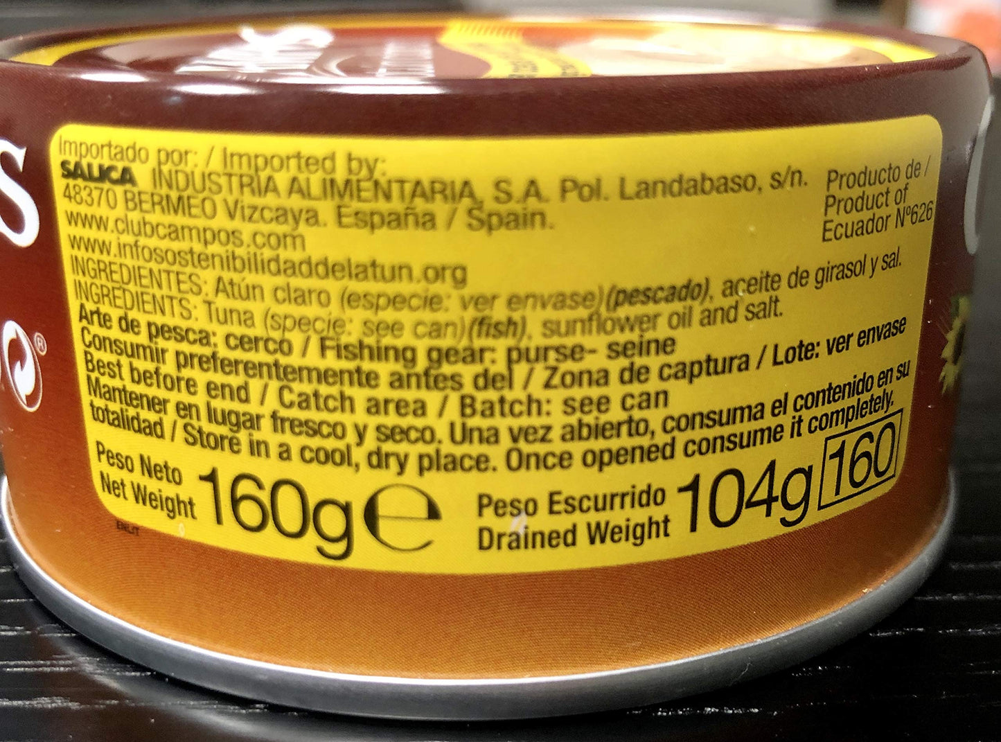 Campos Atun en Aceite - 104 g