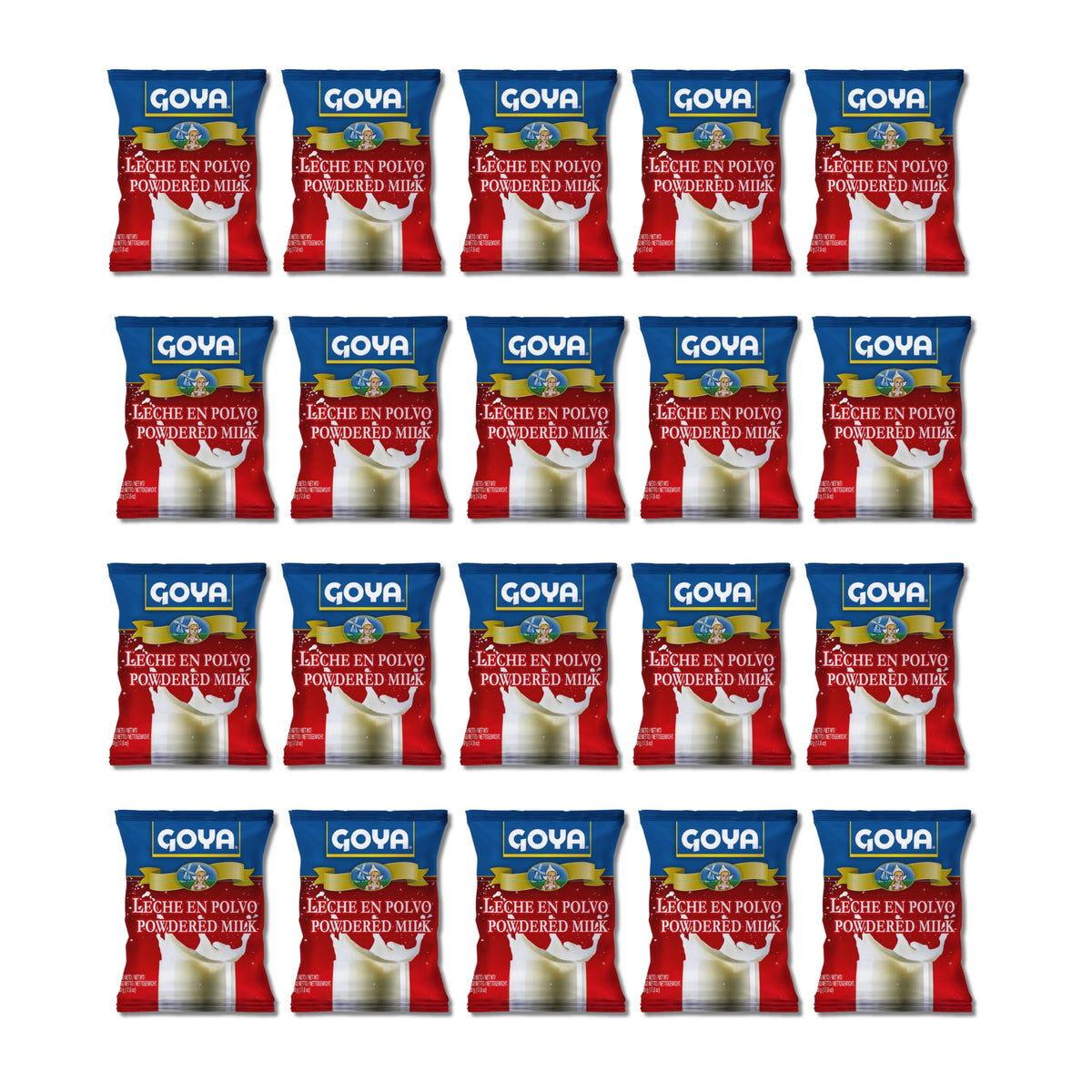 Leche en Polvo Entera - Pack Ahorro 20 x 500g (Total 10kg) - Leche de Origen UE Ideal para Café, Repostería y Desayunos - Formato Familiar de Larga Duración - NEXU