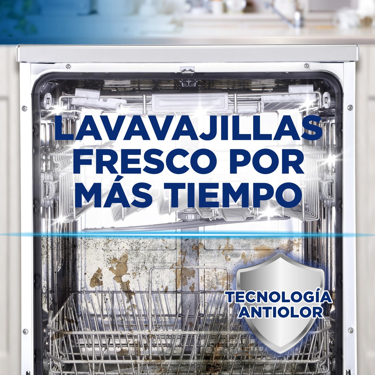 Finish Limpiamáquinas para Lavavajillas, Limpia lavavajillas contra el mal olor, la cal y la grasa del lavaplatos 4 x 250 ml