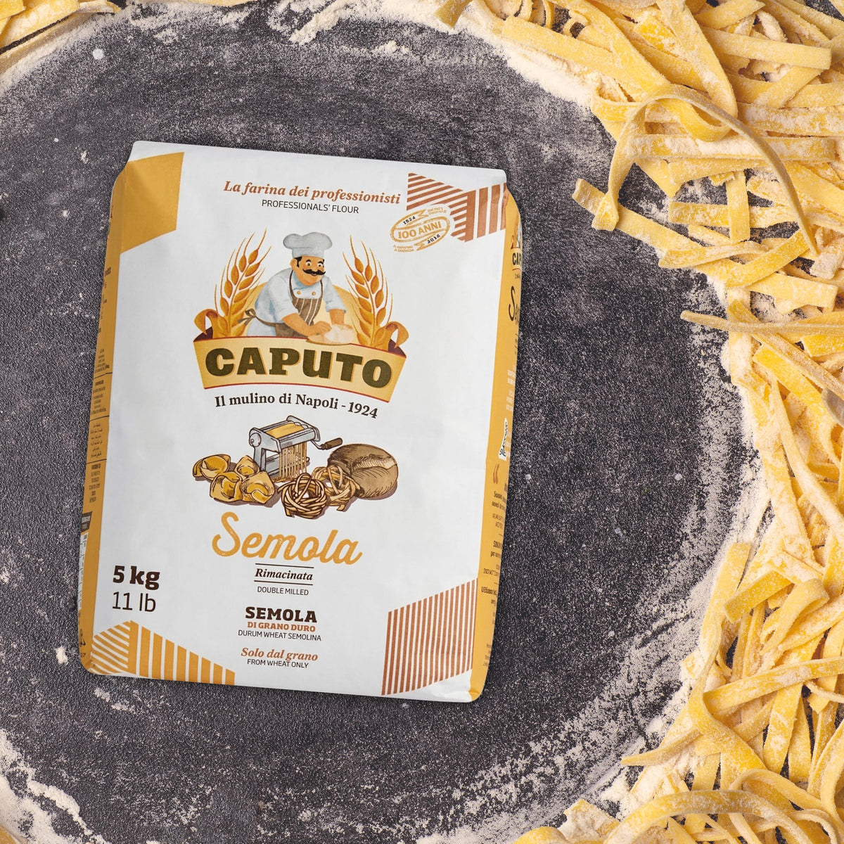 Sémola De Trigo Duro "rimacinata" Molino Caputo 5kg